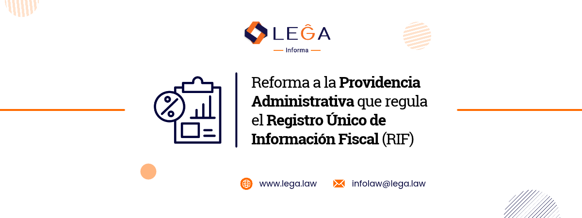 Nueva regulación del RIF